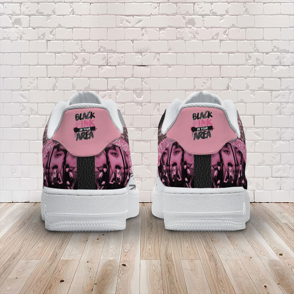 Ideafootwear Blackpink Air Low-Top Sneakers Shoes For Men And Women 3