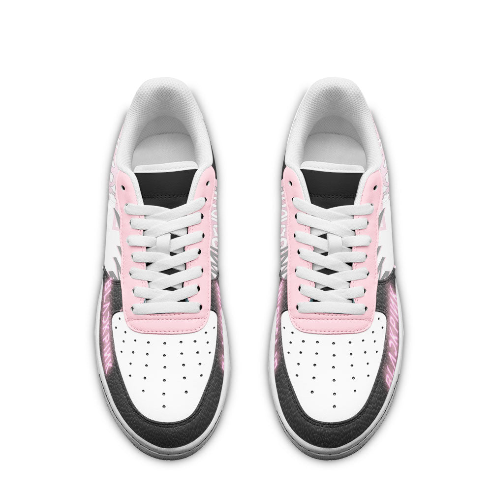 Ideafootwear Blackpink Air Low-Top Sneakers Shoes For Men And Women 3