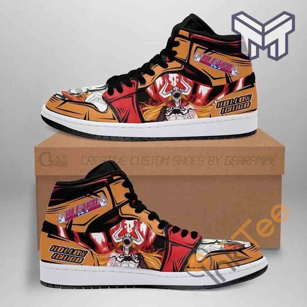 Ideafootwear Bleach AJ1 High Sneakers Shoes For Men And Women 2