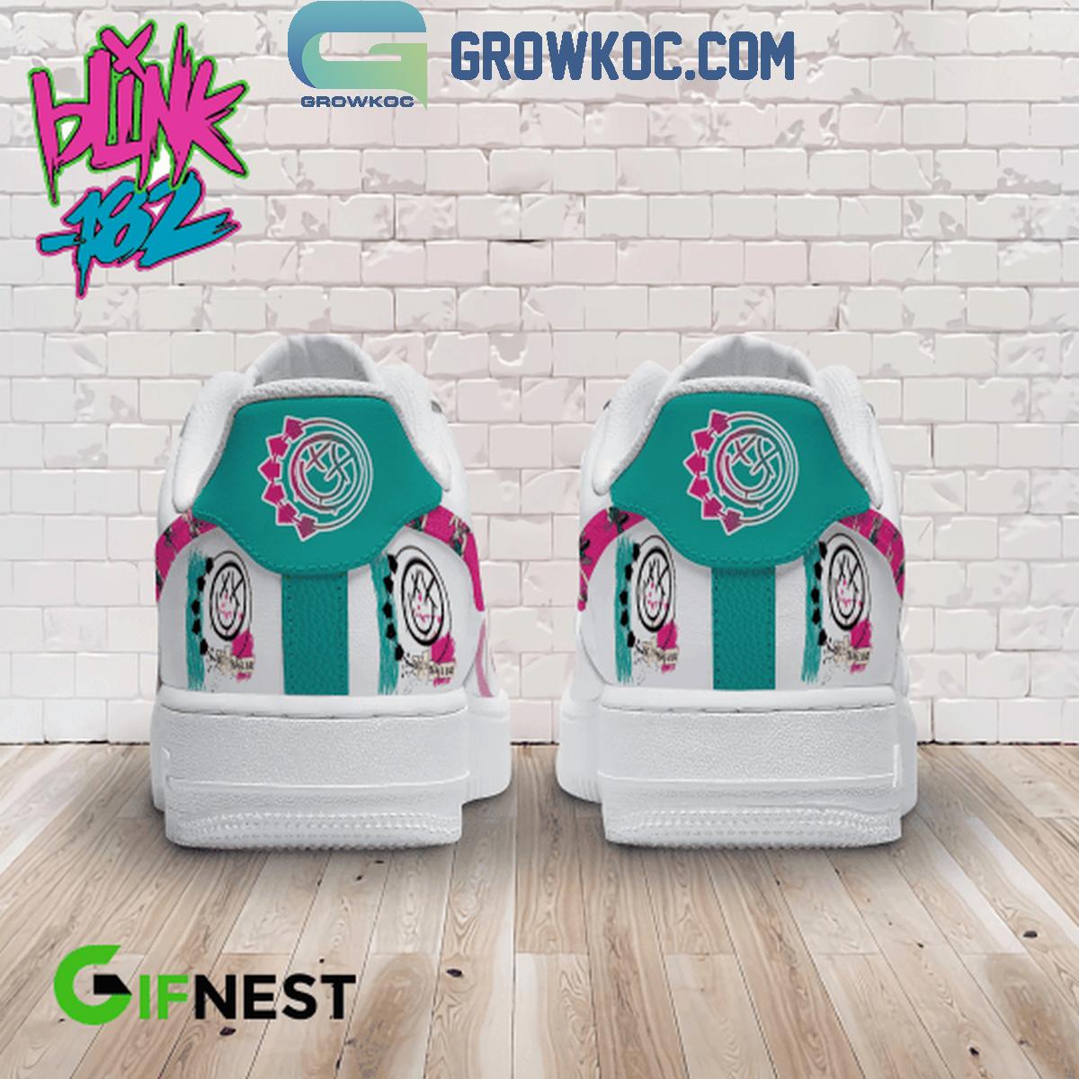 Ideafootwear Blink 182 Air Low-Top Sneakers Shoes For Men And Women 3