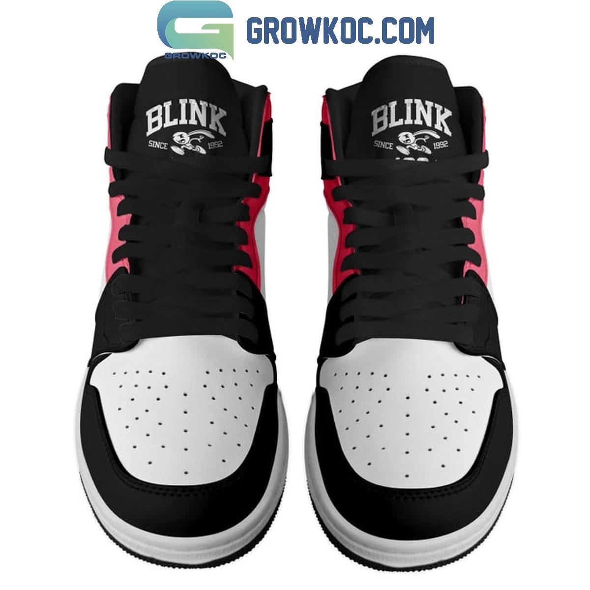 Ideafootwear Blink 182 AJ1 High Sneakers Shoes For Men And Women 3