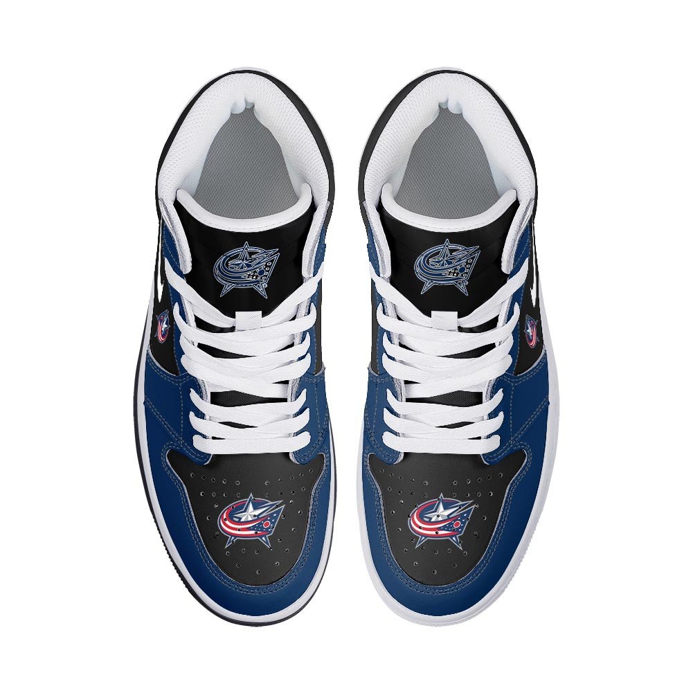 Ideafootwear Blue Jackets AJ1 High Sneakers Shoes For Men And Women 1