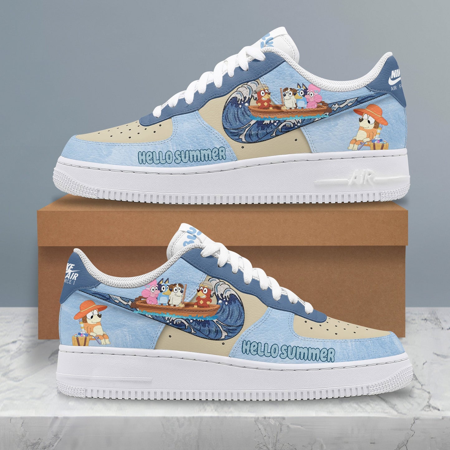 Ideafootwear Bluey Air Low-Top Sneakers Shoes For Men And Women 2