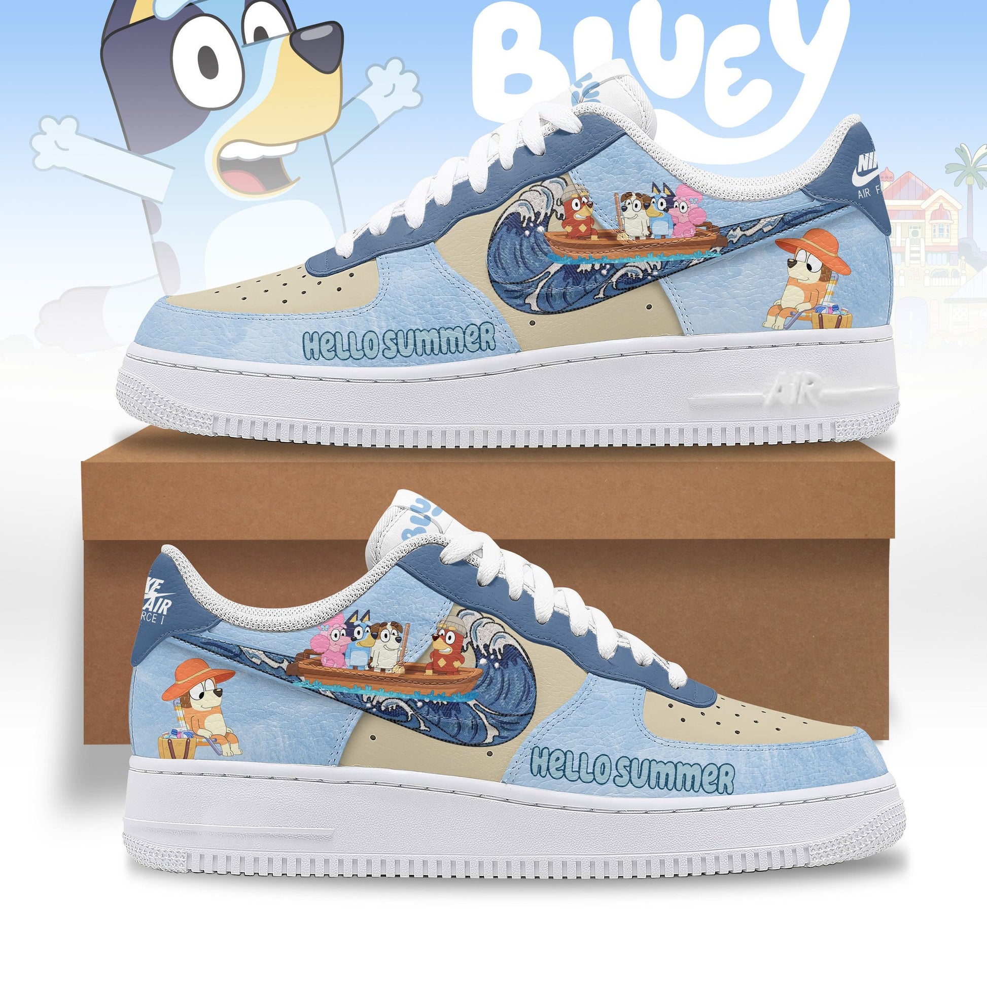 Ideafootwear Bluey Air Low-Top Sneakers Shoes For Men And Women 2