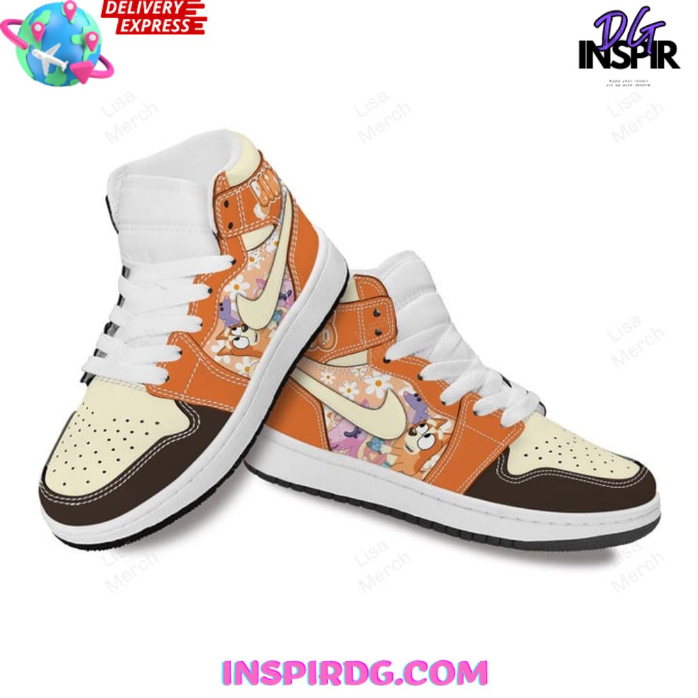 Ideafootwear Bluey AJ1 High Sneakers Shoes For Men And Women 3