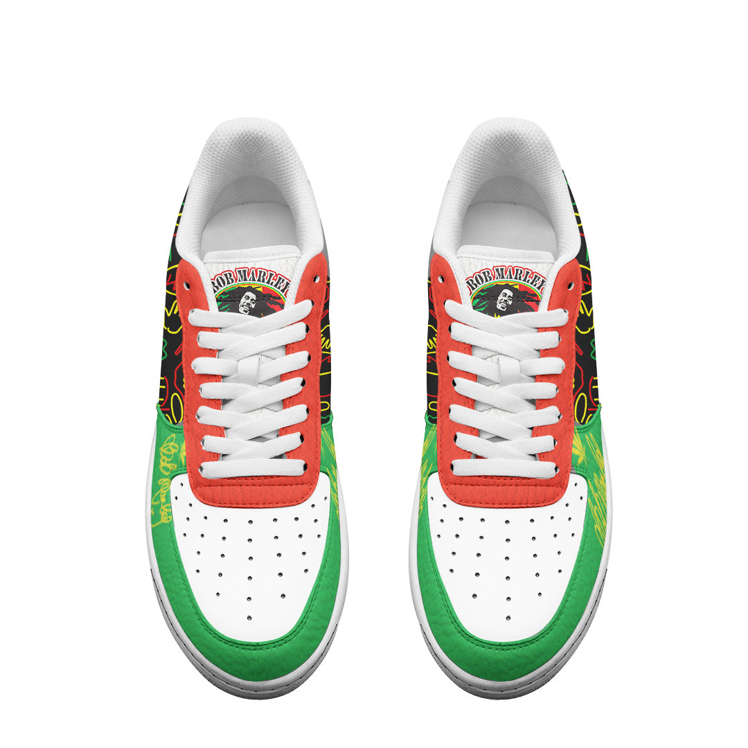 Ideafootwear Bob Marley Air Low-Top Sneakers Shoes For Men And Women 2