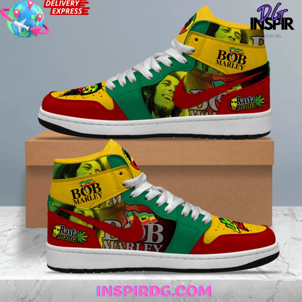 Ideafootwear Bob Marley AJ1 High Sneakers Shoes For Men And Women 23