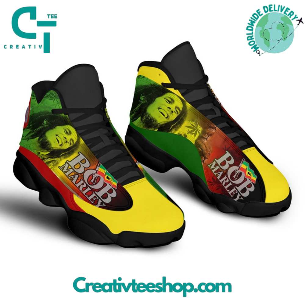 Ideafootwear Bob Marley AJ13 Sneakers Shoes For Men And Women 3