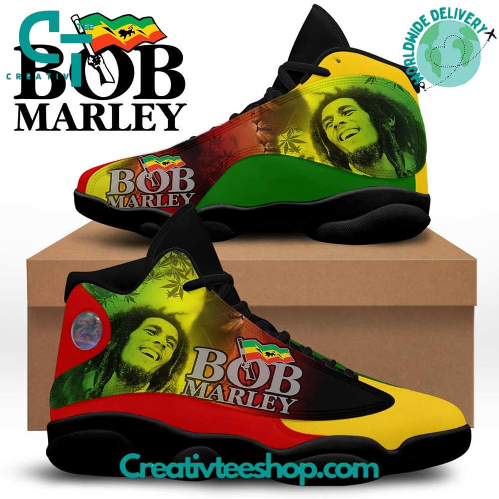 Ideafootwear Bob Marley AJ13 Sneakers Shoes For Men And Women 3