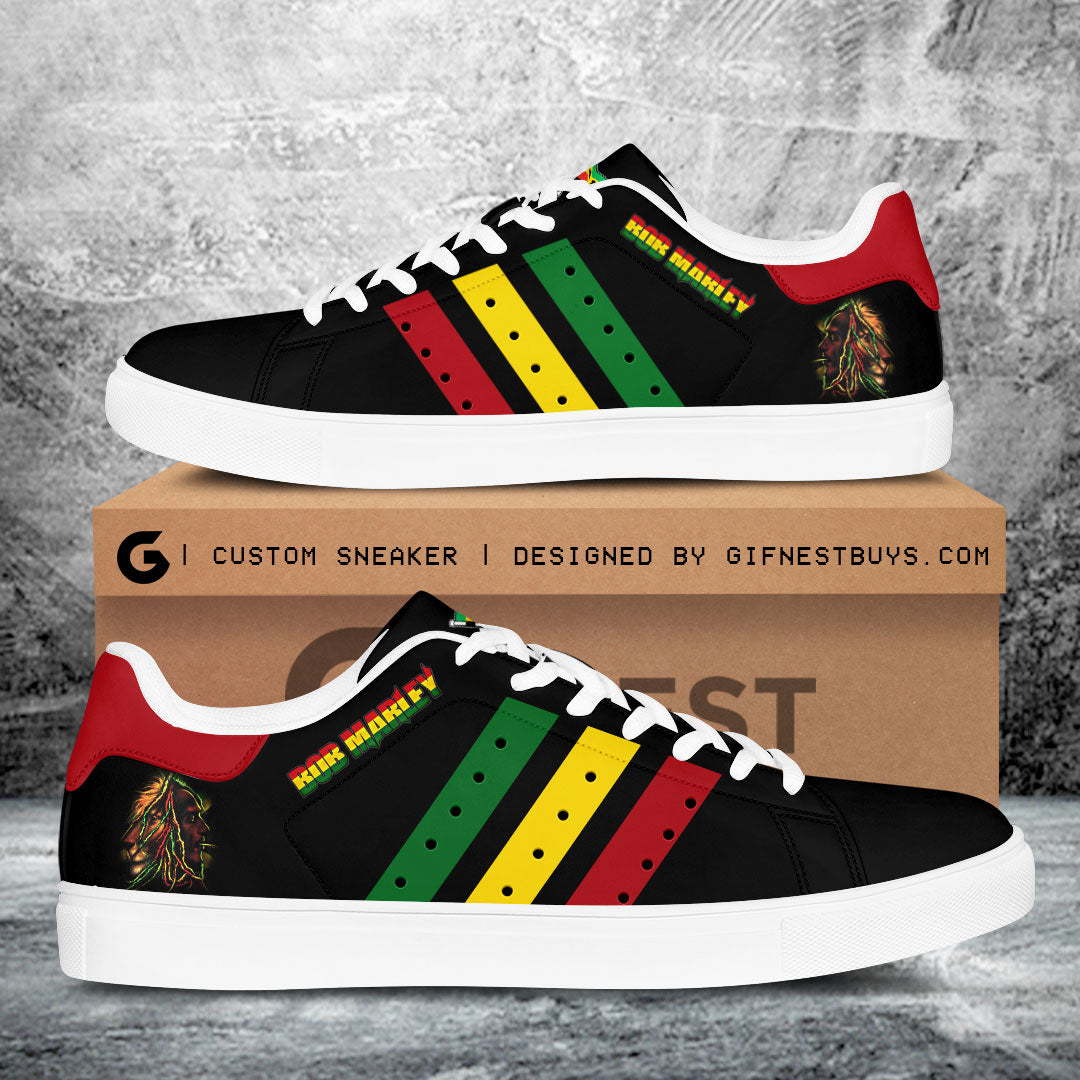 Ideafootwear Bob Marley Skate Stan Shoes Sneakes For Men And Women 2