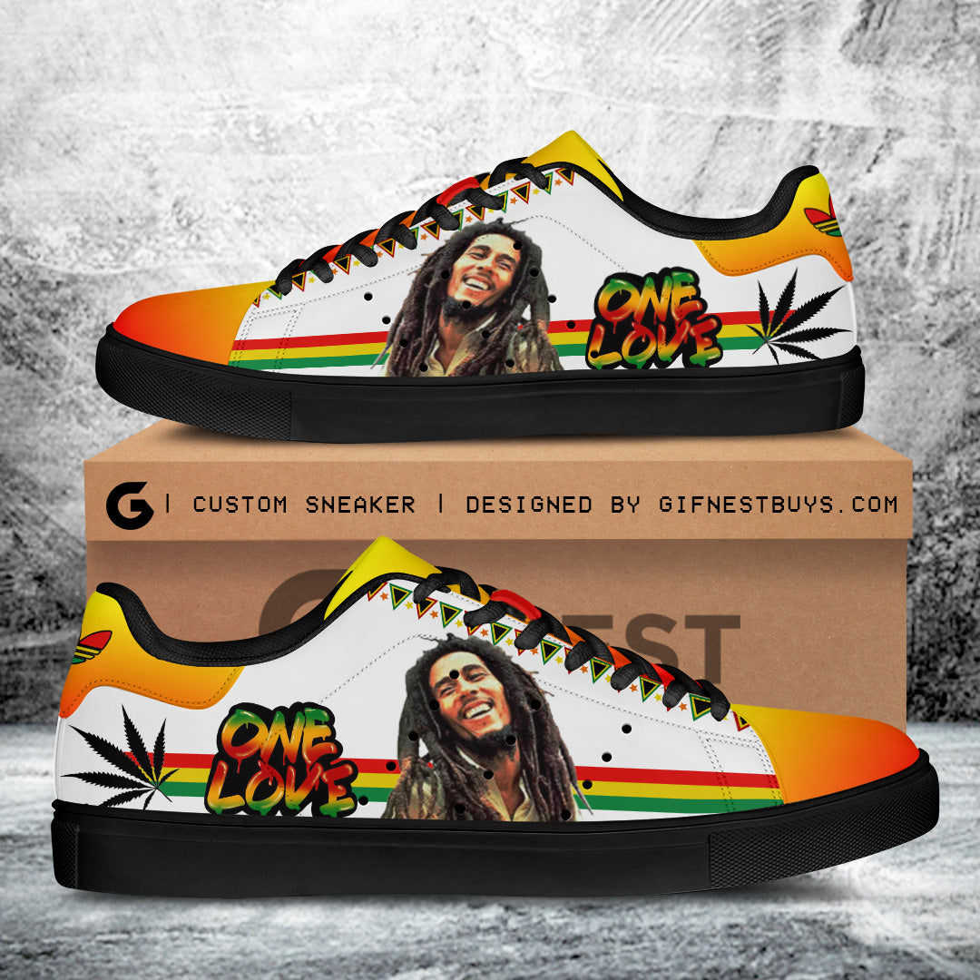Ideafootwear Bob Marley Skate Stan Shoes Sneakes For Men And Women 6