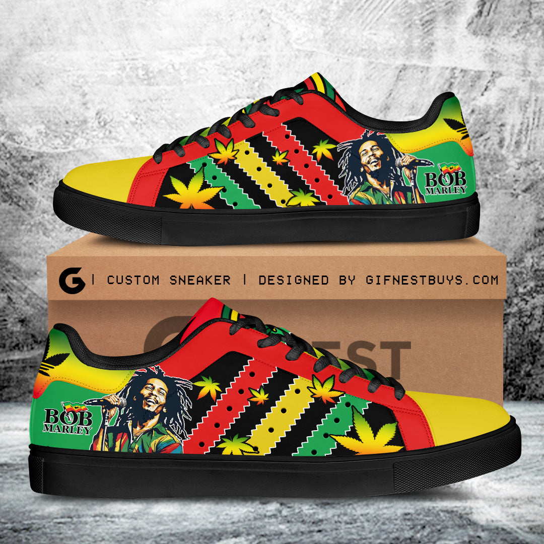 Ideafootwear Bob Marley Skate Stan Shoes Sneakes For Men And Women 3
