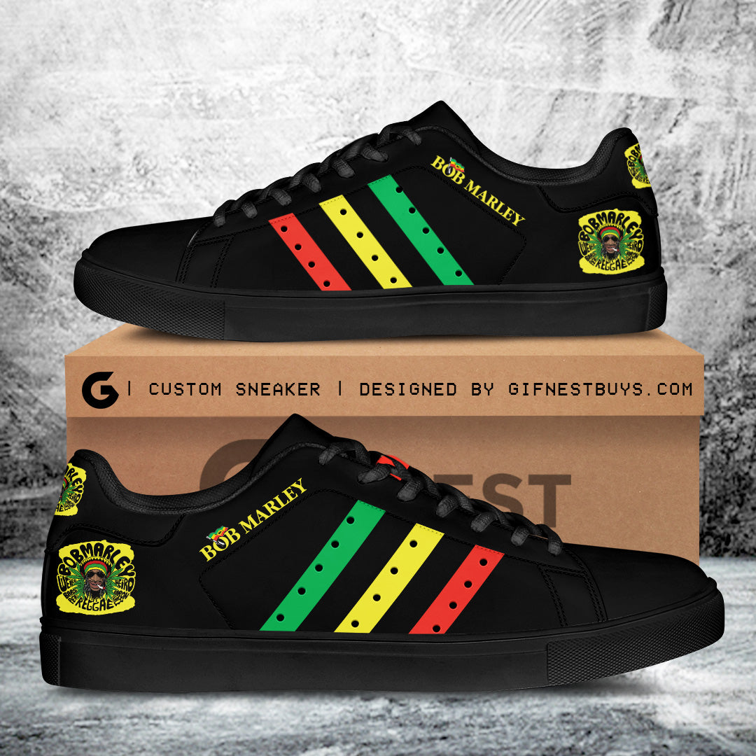 Ideafootwear Bob Marley Skate Stan Shoes Sneakes For Men And Women 4