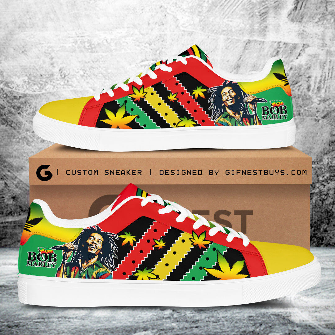 Ideafootwear Bob Marley Skate Stan Shoes Sneakes For Men And Women 3