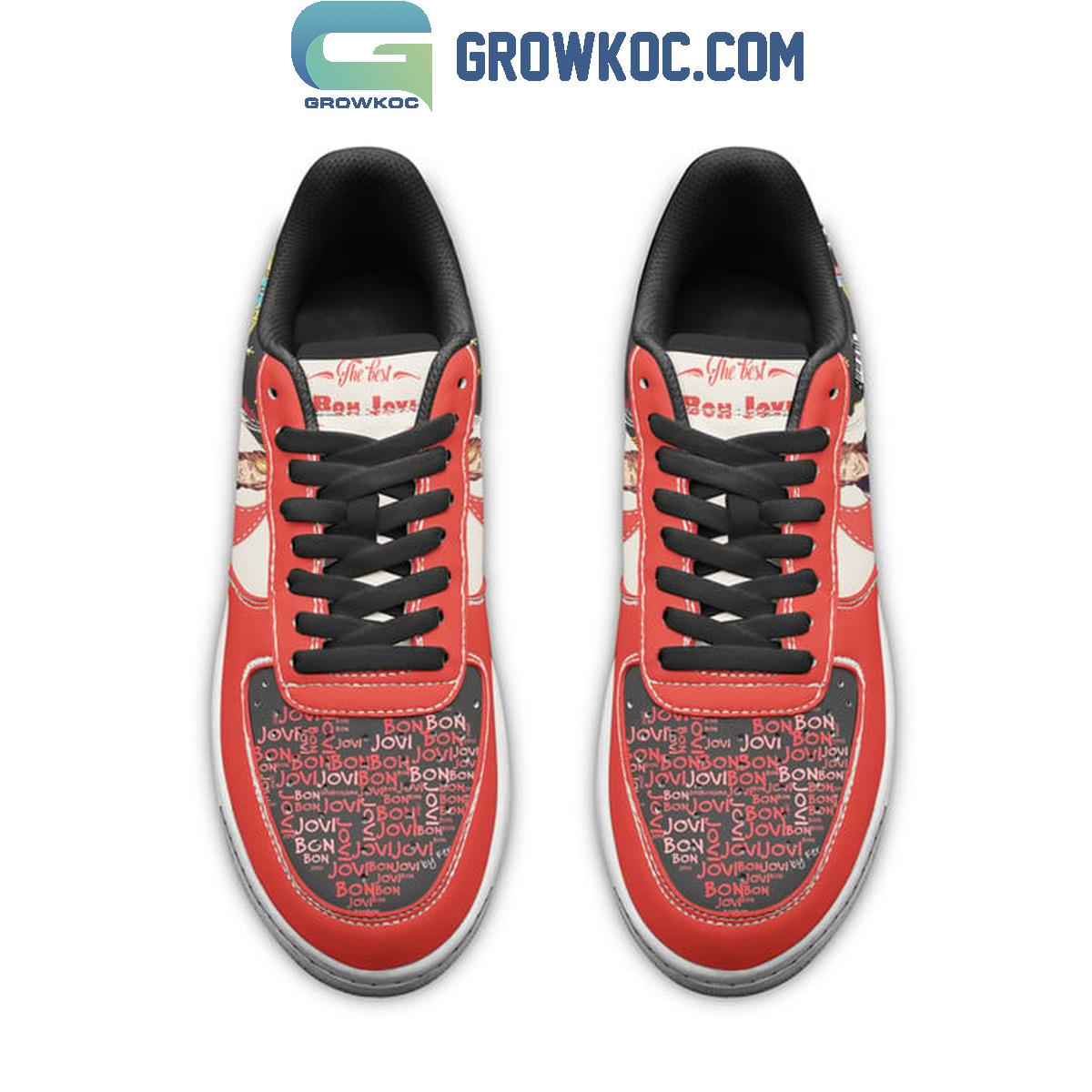 Ideafootwear Bon Jovi Air Low-Top Sneakers Shoes For Men And Women 10