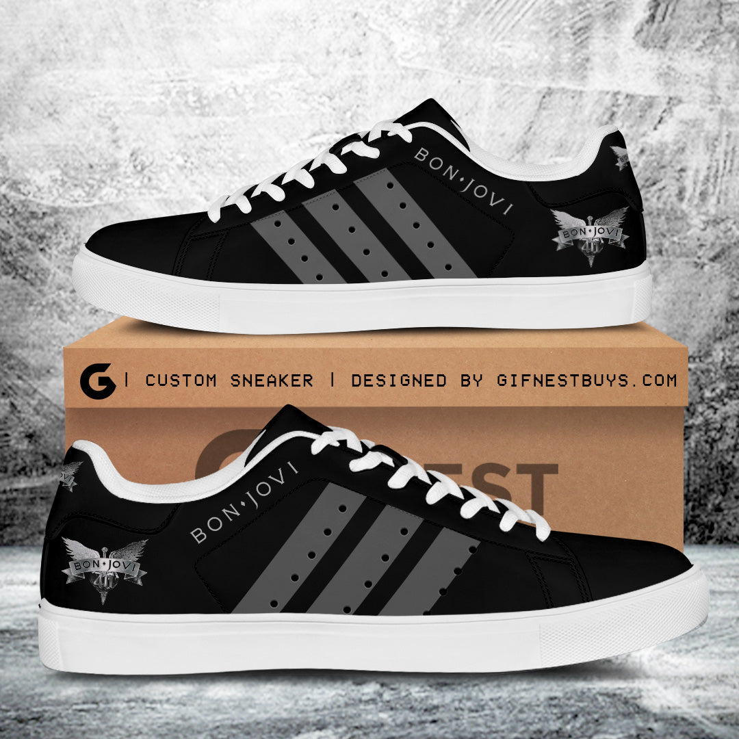 Ideafootwear Bon Jovi Skate Stan Shoes Sneakes For Men And Women 4