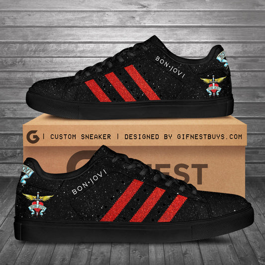 Ideafootwear Bon Jovi Skate Stan Shoes Sneakes For Men And Women 5