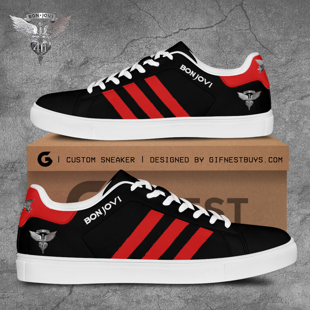 Ideafootwear Bon Jovi Skate Stan Shoes Sneakes For Men And Women 1
