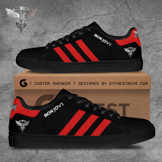 Ideafootwear Bon Jovi Skate Stan Shoes Sneakes For Men And Women 1
