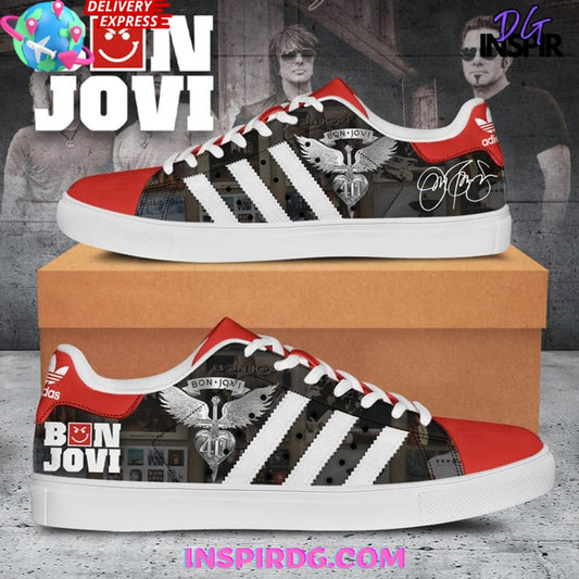 Ideafootwear Bon Jovi Skate Stan Shoes Sneakes For Men And Women 6