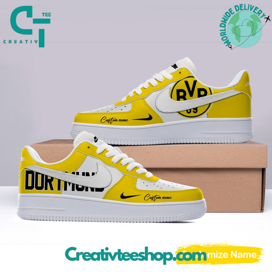 Ideafootwear Borussia Dortmund Air Low-Top Sneakers Shoes For Men And Women 1