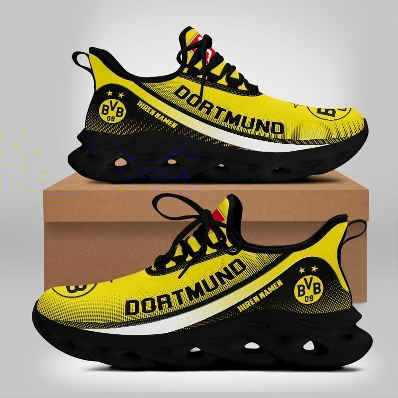 Ideafootwear Borussia Dortmund Max Soul Shoes Sneakers For Men And Women 1