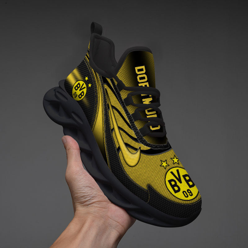 Ideafootwear Borussia Dortmund Max Soul Shoes Sneakers For Men And Women 4