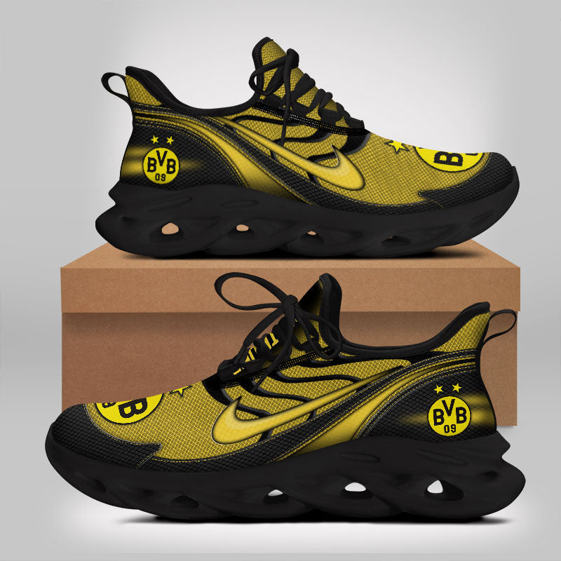 Ideafootwear Borussia Dortmund Max Soul Shoes Sneakers For Men And Women 4