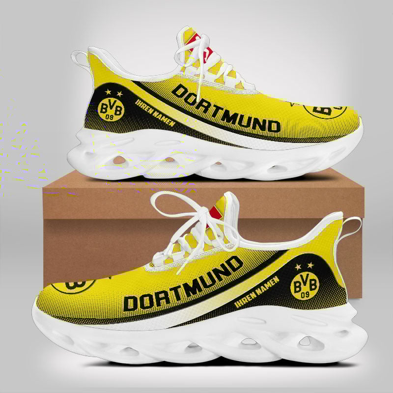 Ideafootwear Borussia Dortmund Max Soul Shoes Sneakers For Men And Women 1