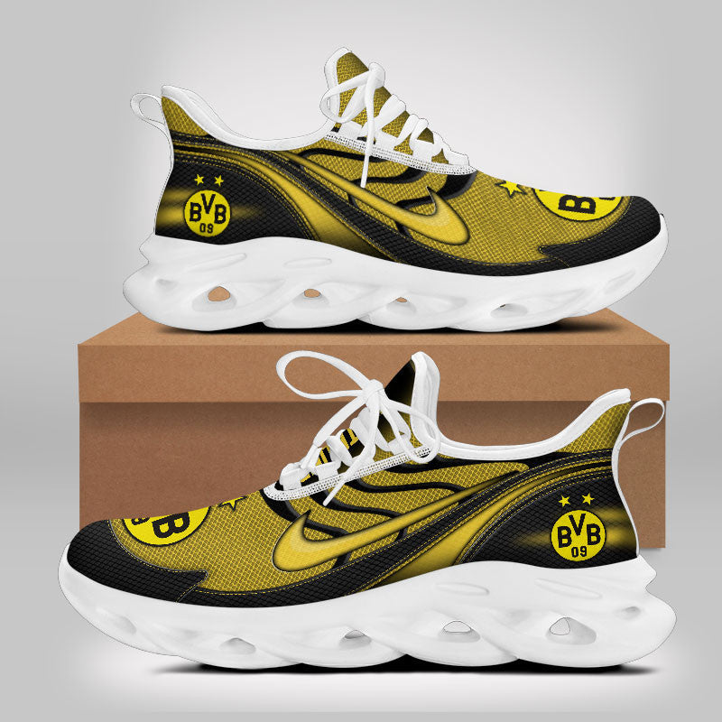 Ideafootwear Borussia Dortmund Max Soul Shoes Sneakers For Men And Women 4