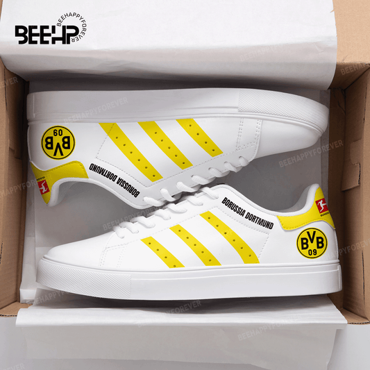 Ideafootwear Borussia Dortmund Skate Stan Shoes Sneakes For Men And Women 1