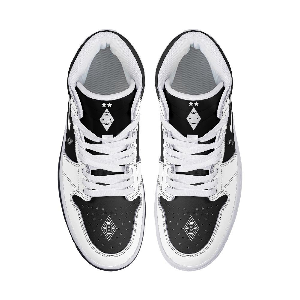 Ideafootwear Borussia M'gladbach AJ1 High Sneakers Shoes For Men And Women 1