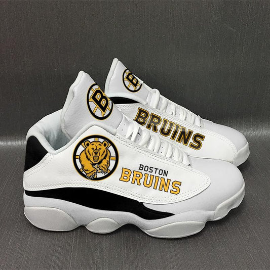 Ideafootwear Boston Bruins AJ13 Sneakers Shoes For Men And Women 3