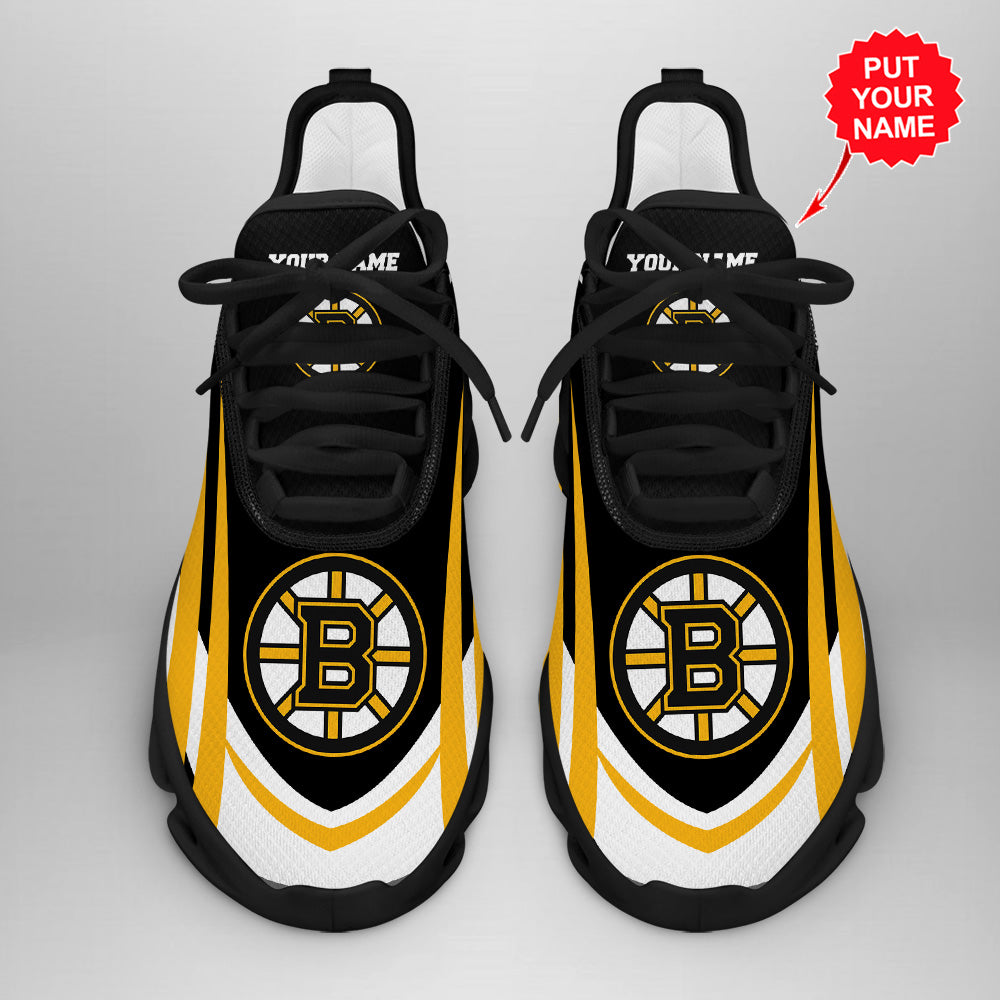 Ideafootwear Boston Bruins Max Soul Shoes Sneakers For Men And Women 1