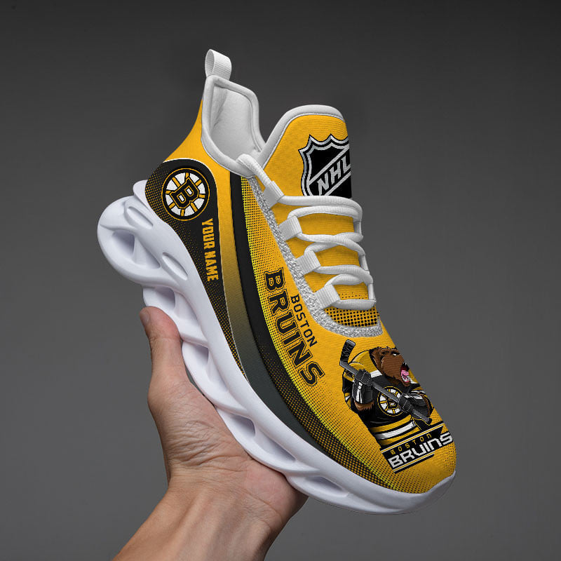 Ideafootwear Boston Bruins Max Soul Shoes Sneakers For Men And Women 3