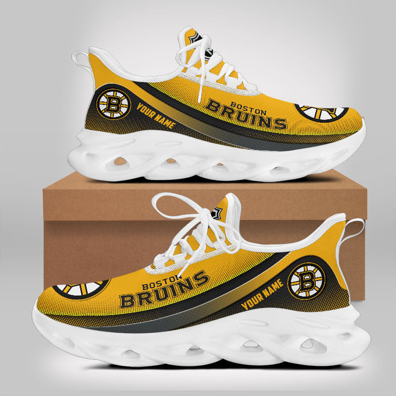 Ideafootwear Boston Bruins Max Soul Shoes Sneakers For Men And Women 2
