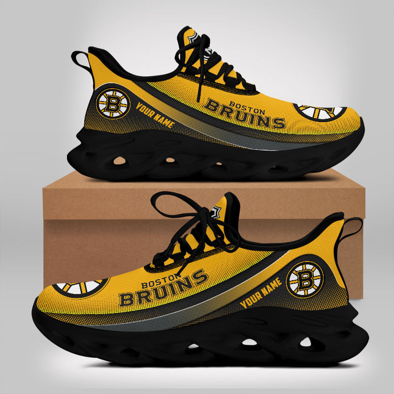 Ideafootwear Boston Bruins Max Soul Shoes Sneakers For Men And Women 2