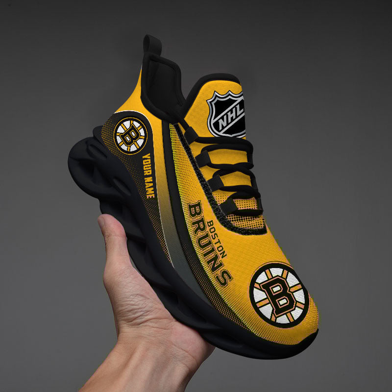 Ideafootwear Boston Bruins Max Soul Shoes Sneakers For Men And Women 2