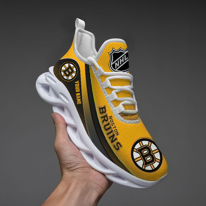Ideafootwear Boston Bruins Max Soul Shoes Sneakers For Men And Women 2