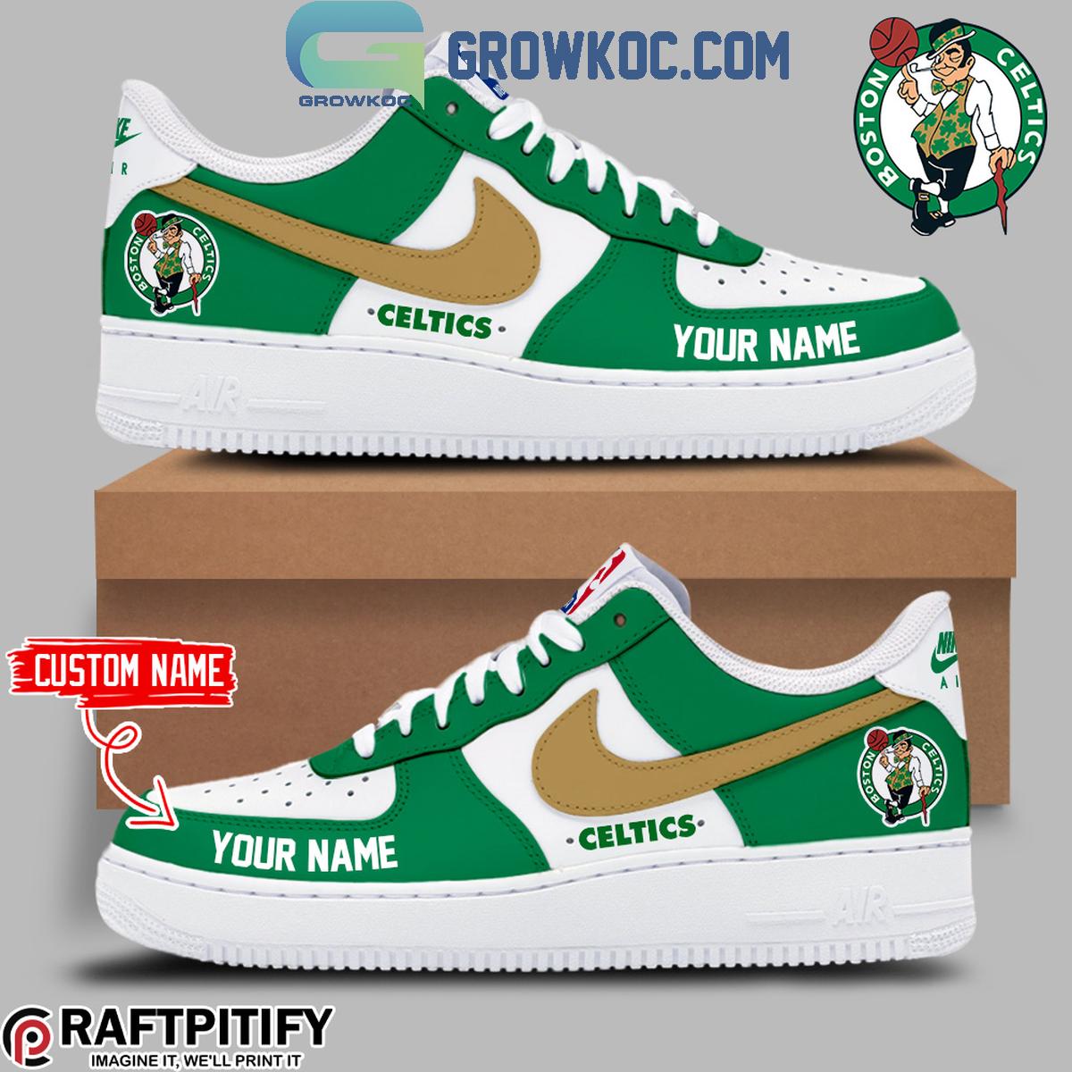 Ideafootwear Boston Celtics Air Low-Top Sneakers Shoes For Men And Women 2