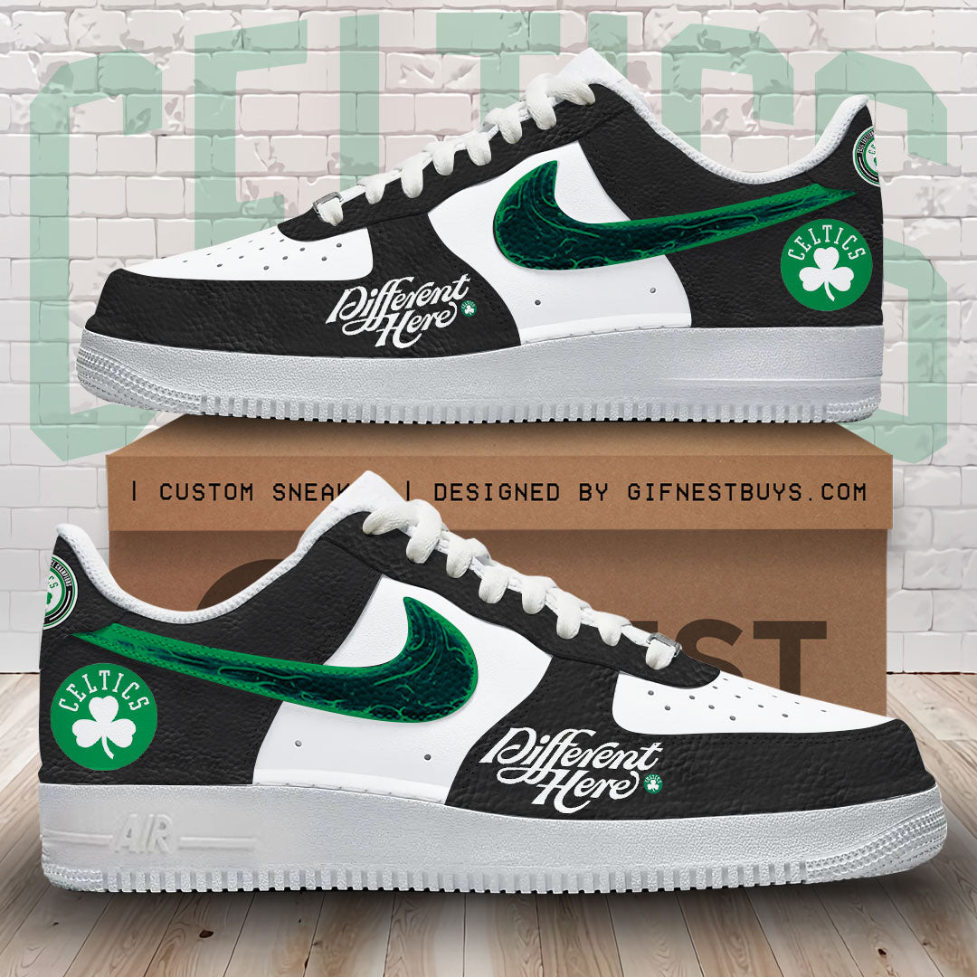 Ideafootwear Boston Celtics Air Low-Top Sneakers Shoes For Men And Women 6