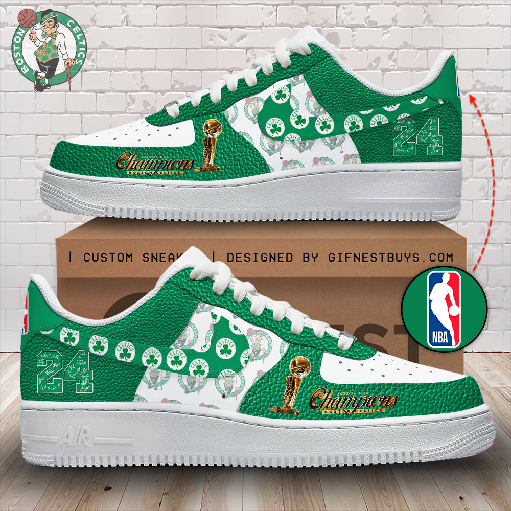 Ideafootwear Boston Celtics Air Low-Top Sneakers Shoes For Men And Women 8