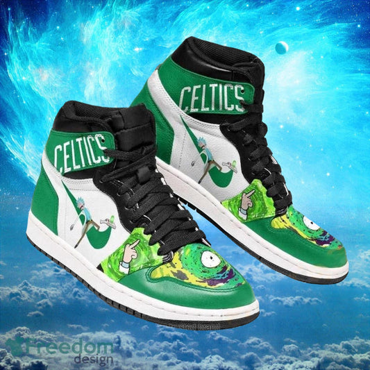 Ideafootwear Boston Celtics AJ1 High Sneakers Shoes For Men And Women 15
