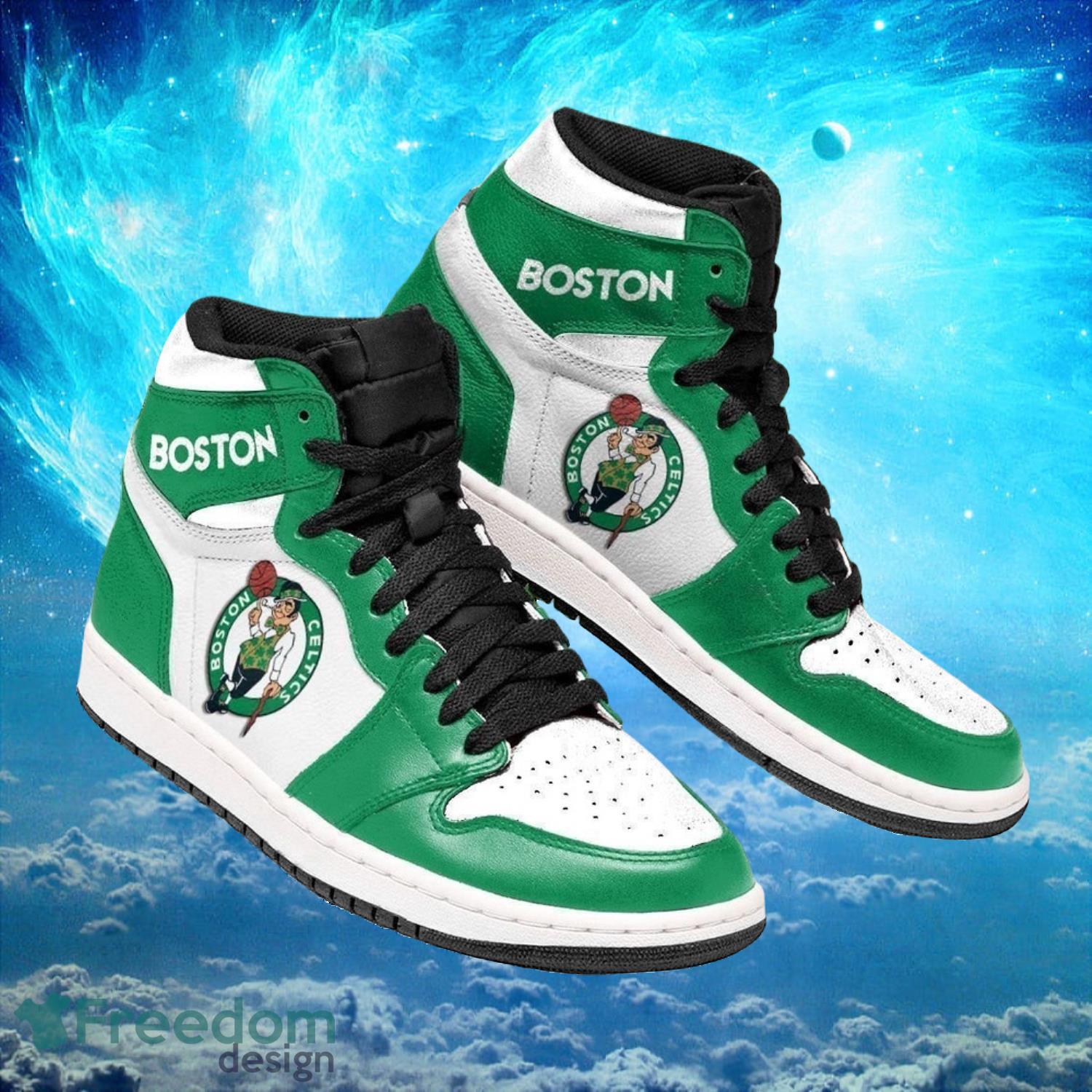 Ideafootwear Boston Celtics AJ1 High Sneakers Shoes For Men And Women 17