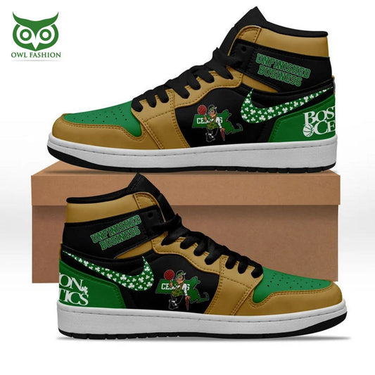 Ideafootwear Boston Celtics AJ1 High Sneakers Shoes For Men And Women 21