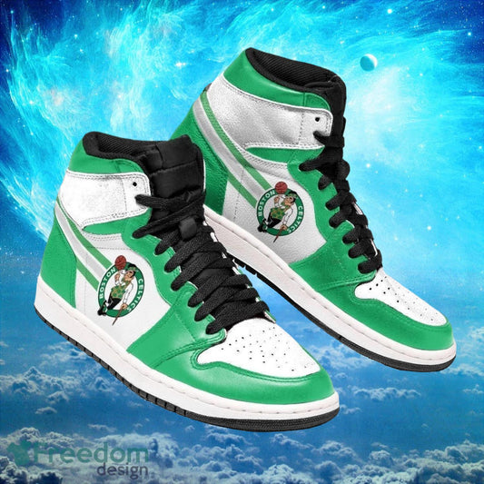 Ideafootwear Boston Celtics AJ1 High Sneakers Shoes For Men And Women 16
