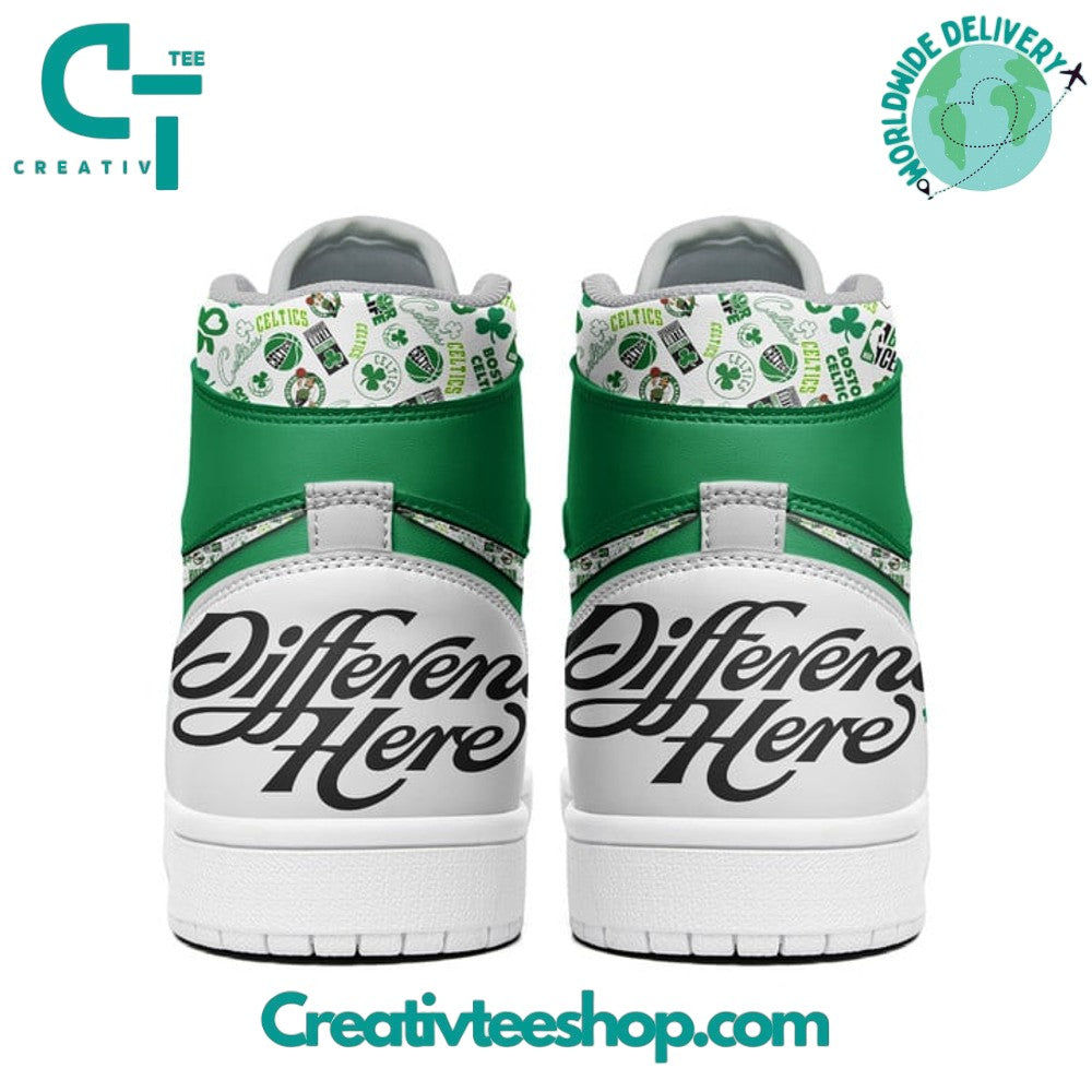 Ideafootwear Boston Celtics AJ1 High Sneakers Shoes For Men And Women 14