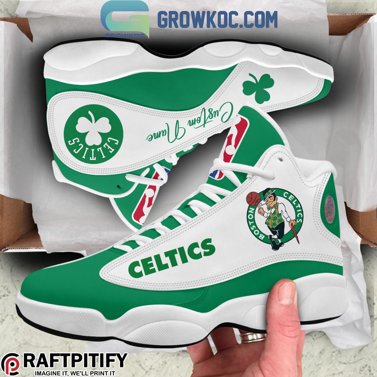Ideafootwear Boston Celtics AJ13 Sneakers Shoes For Men And Women 8