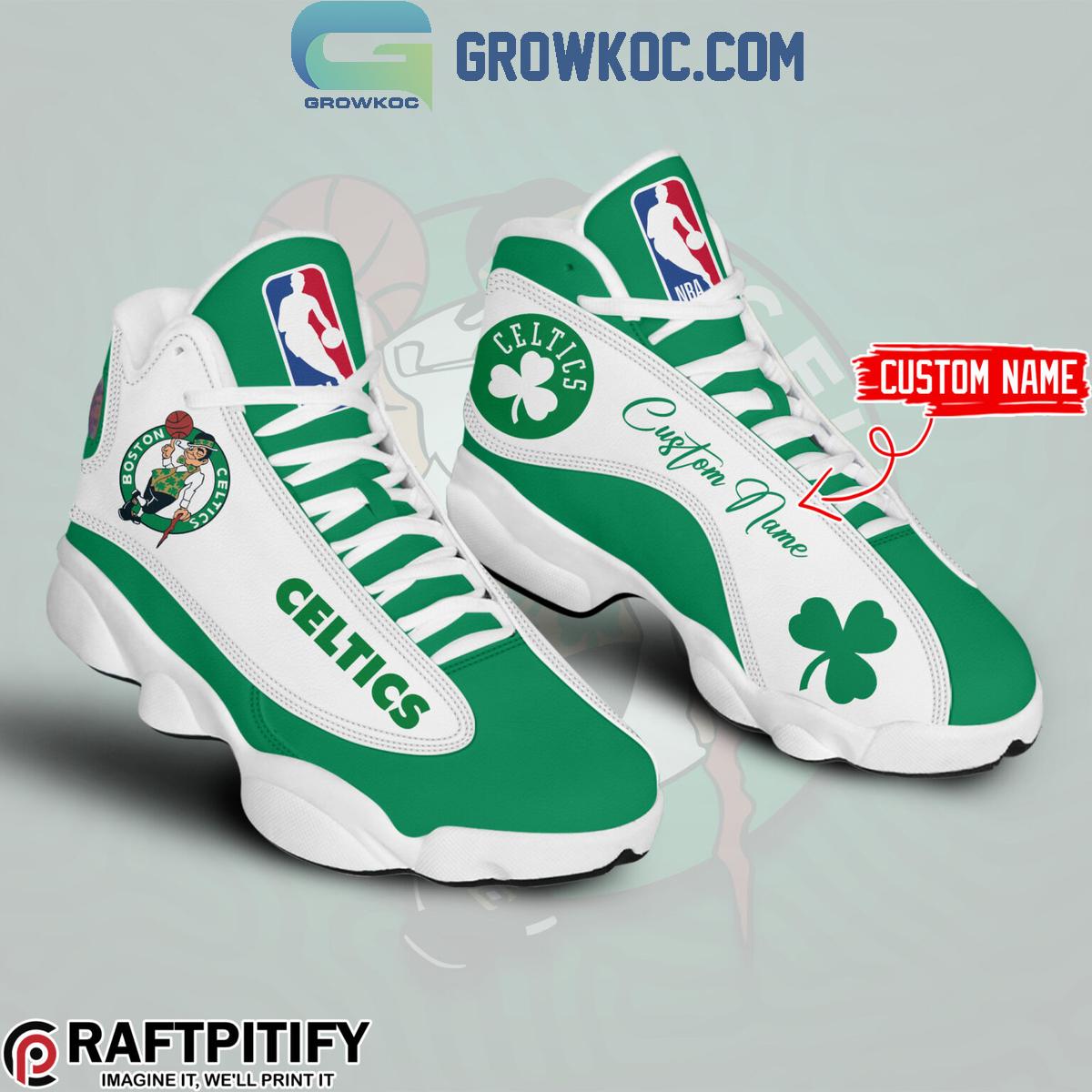 Ideafootwear Boston Celtics AJ13 Sneakers Shoes For Men And Women 8