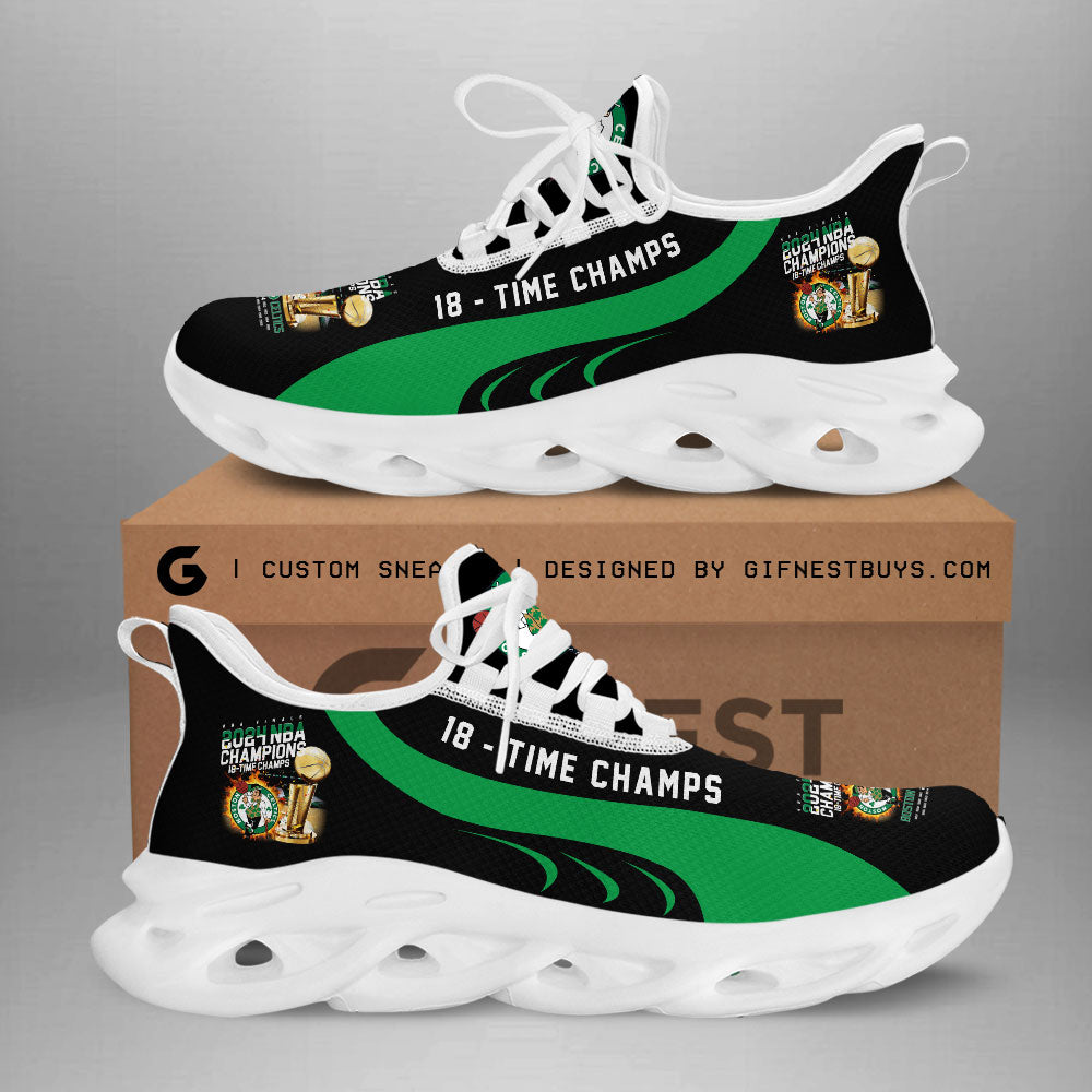 Ideafootwear Boston Celtics Max Soul Shoes Sneakers For Men And Women 4